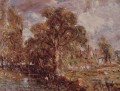 Szene auf einem river2 romantische John Constable